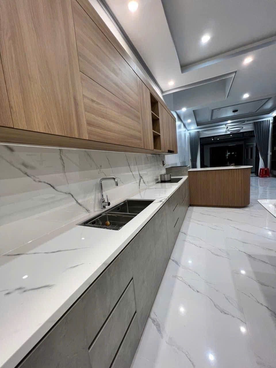 Thi Công Đá Hoa Cương Tại Bến Cát 