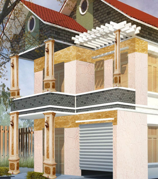 Ốp Đá Hoa Cương Mặt Tiền Tại Bến Cát