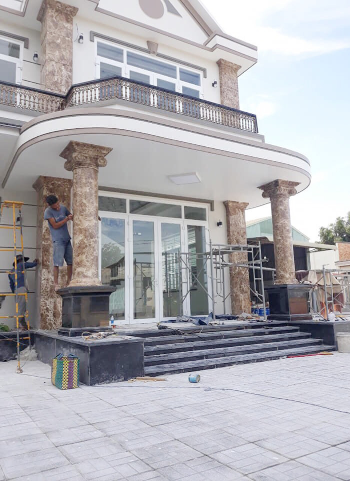 Ốp Đá Hoa Cương Mặt Tiền Tại Thủ Dầu Một