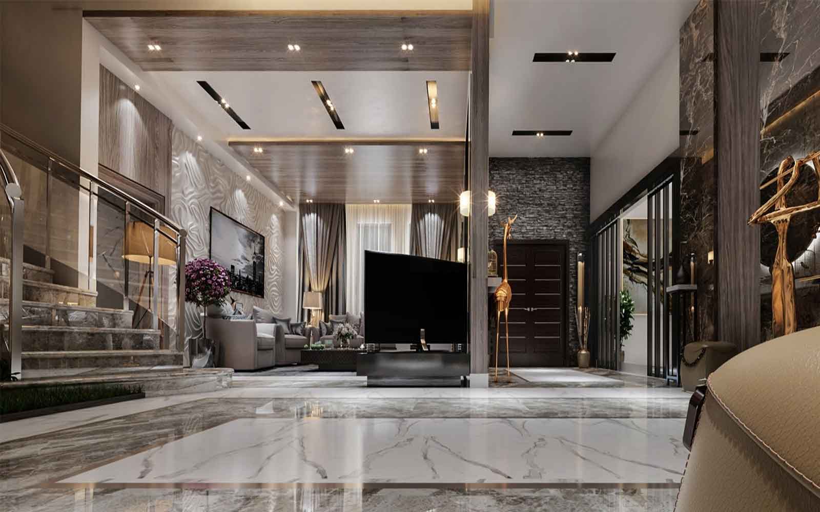 Thi công đá hoa cương lát nền Quận 5