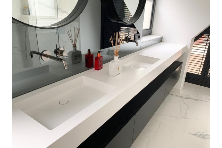 Thi Công Bàn Đá Lavabo Tại Quận 2