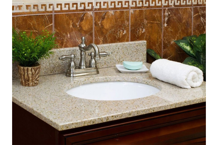 Thi Công Bàn Đá Lavabo Tại Tân Phú