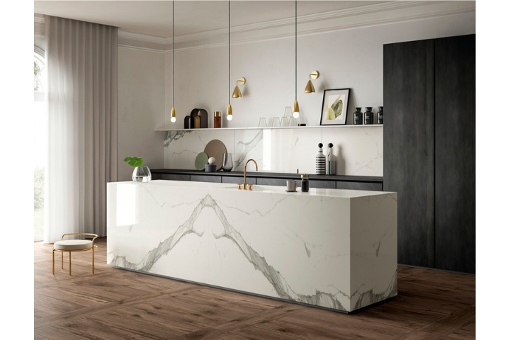 Thi Công Bàn Đá Lavabo Tại Thành Phố Mới Bình Dương